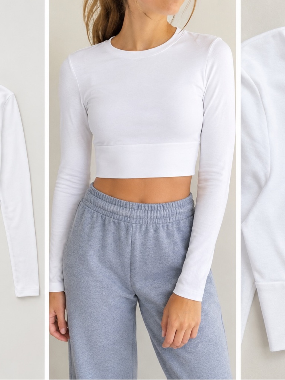 OFFLINE by Aerie Sidewalk Seamless Long Sleeve Cropped (Workout Material)
